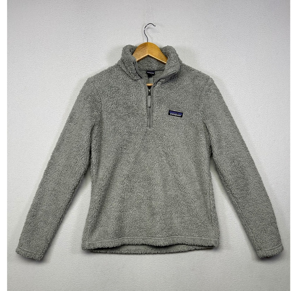 Gorpcore Patagonia Womens Medium Grey Los Gatos Quarter Zip Fleece Pullover